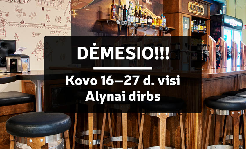 Alynas Naujienas Svarbi informacija